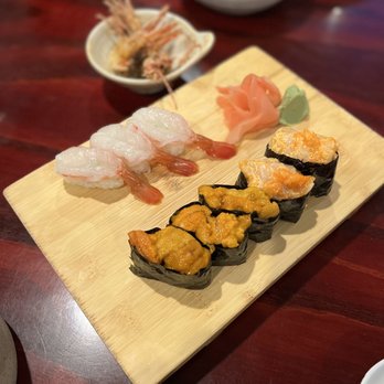 Sonobana Japanese Restaurant signature dishes Assorted Sushi and Sashimi, Tempura, Tonkatsu, Nabeyaki Udon